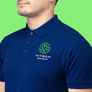 Polo t sales shirt embroidery logo